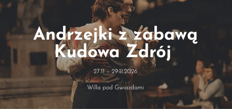 Andrzejki z zabawą 2026 w Willa Pod Gwiazdami