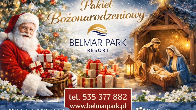 Boże Narodzenie nad morzem 2026 4 noclegi/ 5 dni w Belmar Park Resort